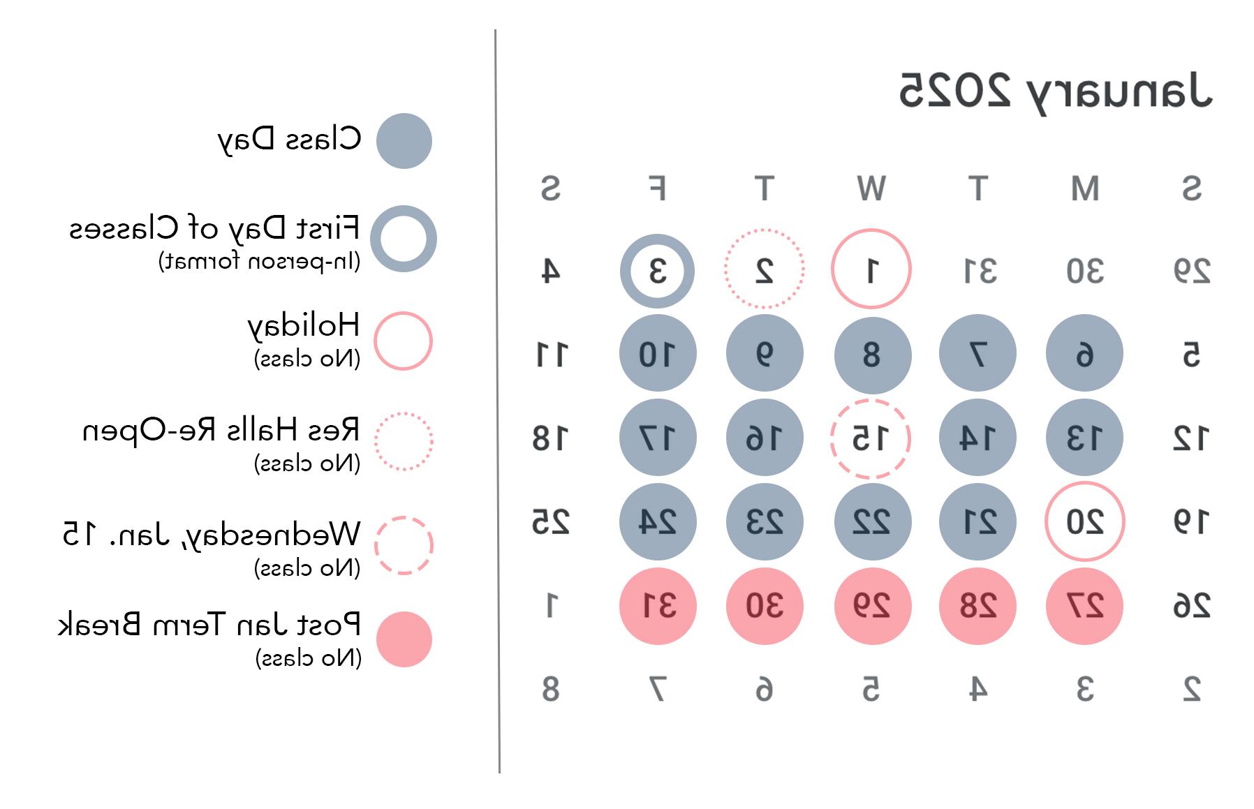 Jan Term 2025 Calendar